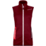 Ortovox Fleece Vest - Womens, Dark Blood, Small, 8692900007