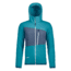 Ortovox Swisswool Zebru Jacket - Womens, Aqua, Medium, 6122500008