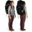 Osprey Ariel Plus 85 Pack - Womens, Black , Extra Small/Small, 10002904