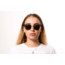 OTIS LITTLE LIES Sunglasses - Womens, Black Tort/Grey Polar, 56-17-140, 20-1805P