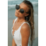 OTIS SCARLETT Sunglasses - Womens, Dark Tort/Neutral Grey Polar, 55-19-140, 133-2002P-IC