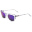 OTIS SUKI Sunglasses - Womens, Clear Quartz/Flash Mirror Violet, 53-18-145, 122-2001