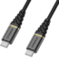 OtterBox USB-C to USB-C Fast Charge Cable 3m, Black/Ash/Space Sand, 78-52679