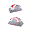 Outbound 6-Person 3-Season Lightweight Dome Tent w/Carry Bag and Rainfly, Red, CTI0765451