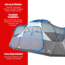 Outbound 8-Person 3-Season Lightweight Dome Tent w/Carry Bag and Rainfly, Blue, CTI0765455