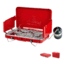 Outbound Portable Propane Gas Camping Stove w/2 Burners, Red, CTI0765813