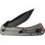 Outdoor Edge Cutlery Divide Folding Knife, 3in, Medium, Plain Edge, Black/Red, Blister, DV-30C