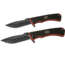 Outdoor Edge Cutlery Divide Folding Knife, 3in, Medium, Plain Edge, Black/Red, Blister, DV-30C