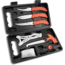 Outdoor Edge Cutlery Jaeger-Pak Knife, 8-Piece Set, Orange, JP-8