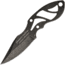 Outdoor Element Phoenix Feather Caping Blade, 3 black stonewash finish D2 tool steel caping bla, PKF