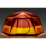 Outdoor Products 8 Person Hexagon Tent With Led Lighted Poles, Orange/Maroon, 50029