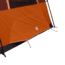 Outdoor Products 8 Person Hexagon Tent With Led Lighted Poles, Orange/Maroon, 50029