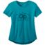 Outdoor Research Advocate Tee - Womens, Washed Peacock Heather, Medium, 2709311655007