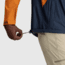 Outdoor Research Apollo Rain Jacket - Mens, Marmalade/Naval Blue, M, 2691692327007