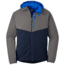 Outdoor Research Ascendant Hoody - Mens, Night/Pewter/Glacier, Small, 2500991748006