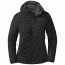 Outdoor Research Ascendant Hoody, Women's, Black/Charcoal, XL, 250106-blk/chr-XL