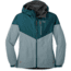 Outdoor Research Aspire Jacket - Womens, Lead/Mediterranean, Medium, 2680991796007