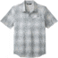 Outdoor Research Astroman Short Sleeve Sun Shirt - Men's, Lead Plaid, Small, 2822781991006
