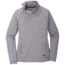 Outdoor Research Chain Reaction Quarter Zip - Womens, Lt Pwtr Hthr, Extra Large, 2776081811009