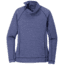 Outdoor Research Chain Reaction Quarter Zip - Womens, Twilight Hth, Extra Small, 2776081817005