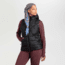 Outdoor Research Coldfront Hooded Down Vest - Womens, Black, Extra Small, 2832000001005