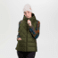 Outdoor Research Coldfront Hooded Down Vest - Womens, Loden, Extra Small, 2832001943005