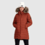 Outdoor Research Coze Faux Fur Parka - Womens, Brick, Extra Small, 3005880465005