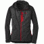 Outdoor Research Deviator Hoody - Women's-Black/Flame-Large, 411683