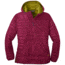 Outdoor Research Down Baja Pullover - Women's, Beet, Small, 2684991585006