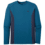 Outdoor Research Echo Long Sleeve Tee - Mens, Cascade/Naval Blue, Small, 2714481957006