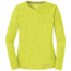 Outdoor Research Echo Long Sleeve Tee - Womens, Chartreuse, Large, 2694721430008
