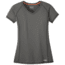 Outdoor Research Echo Short Sleeve Tee - Womens, Pewter, Extra Small, 2692050008005