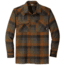 Outdoor Research Feedback Flannel Shirt - Mens, Fatigue Pld, Small, 2428621848006