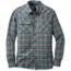 Outdoor Research Feedback Flannel Shirt - Mens-Pewter-Medium
