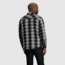 Outdoor Research Feedback Flannel Twill Shirt - Mens, Black Plaid, Medium, 3005131107007