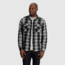 Outdoor Research Feedback Flannel Twill Shirt - Mens, Black Plaid, Medium, 3005131107007