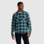 Outdoor Research Feedback Flannel Twill Shirt - Mens, Harbor Plaid, Small, 3005132608006