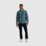 Outdoor Research Feedback Flannel Twill Shirt - Mens, Harbor Plaid, Small, 3005132608006