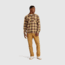 Outdoor Research Feedback Flannel Twill Shirt - Mens, Hickory Plaid, 3XL, 3005132607011