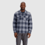 Outdoor Research Feedback Flannel Twill Shirt - Mens, Slate Plaid, 3XL, 3005131521011