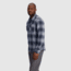 Outdoor Research Feedback Flannel Twill Shirt - Mens, Slate Plaid, 3XL, 3005131521011