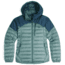 Outdoor Research Helium Down Hoodie Jacket - Womens, Neptune/Harbor, XL, 2775912786009
