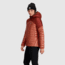 Outdoor Research Helium Down Hoodie - Womens, Cinnamon/Brick, Extra Small, 2775912528005