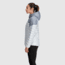 Outdoor Research Helium Down Hoodie - Womens, Titanium/Slate, Medium, 2775912383007