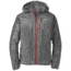 Outdoor Research Helium II Jacket - Men's, Pewter/Tomato, 2XL, 2429691350010