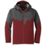 Outdoor Research Hemispheres Jacket - Mens, Firebrick/Storm, Large, 2680731416008