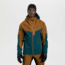 Outdoor Research Hemispheres Jacket - Mens, Treeline/Saddle, Large, 2680732065008