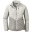 Outdoor Research Illuminate Down Jacket - Womens, Sand/Slate, Medium, 2681091311007