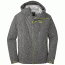 Outdoor Research Interstellar Jacket, Men's, Pewter/Lemongrass, M, 264419-pt/lemgr-M
