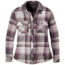 Outdoor Research Kalaloch Reversible Shirt Jac - Womens, Pacific Plum Plaid, XL, 2681341415009